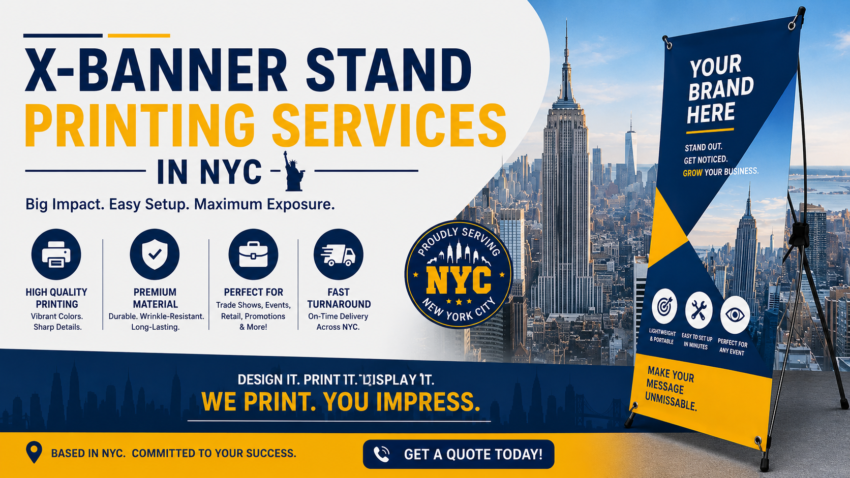 X Stand Printing Services in NYC