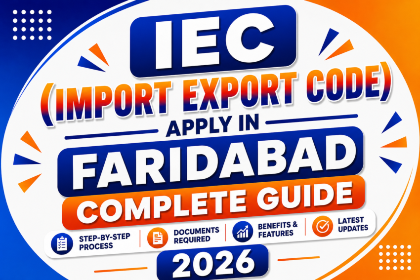 IEC Import Export Code Apply in Faridabad