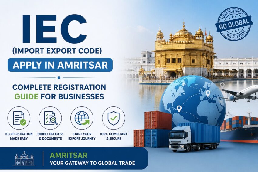 IEC Import Export Code Apply in Amritsar