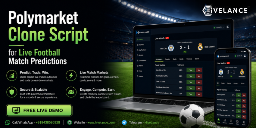 Launch a Football Prediction Exchange Using Polymarket Clone Script