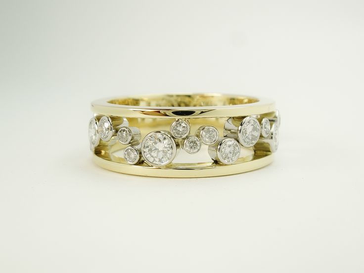 diamond bubble ring