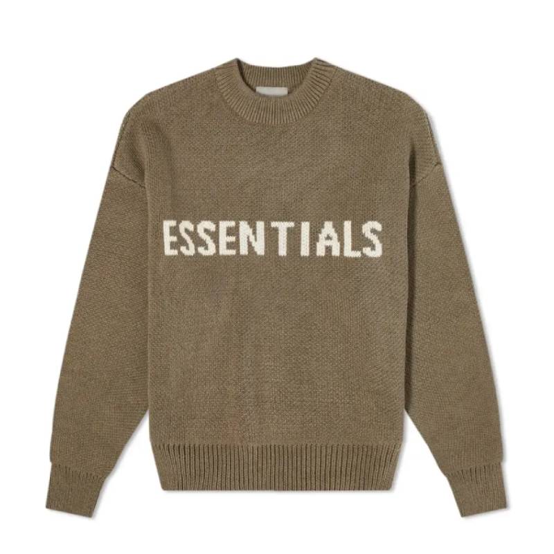 Fear of God Essentials Knitted Sweater Harvest 1