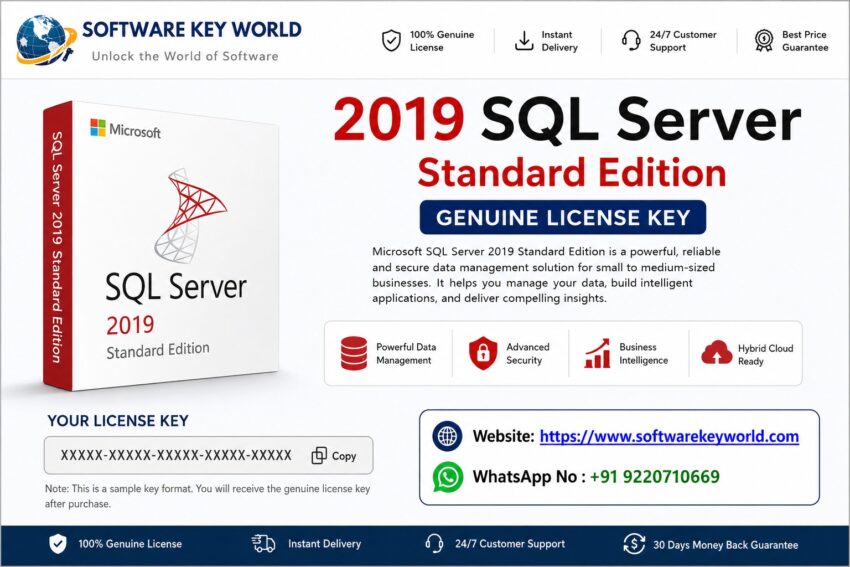 SQL Server 2019 Standard Edition License Key