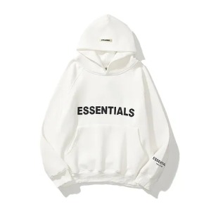 Essentials Oversize White Hoodie