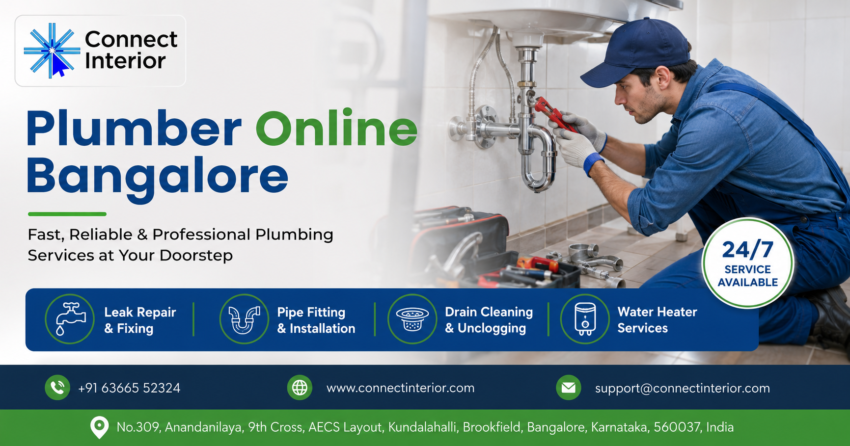 online plumbing bangloare