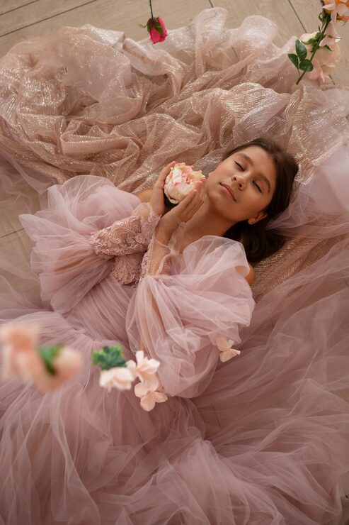 view girl wearing princess dress 23 2149861194