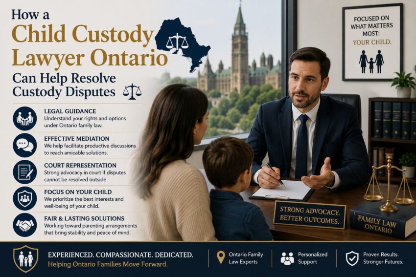 How a Child Custody Lawyer Ontario Can Help Resolve Custody Disputes compressed
