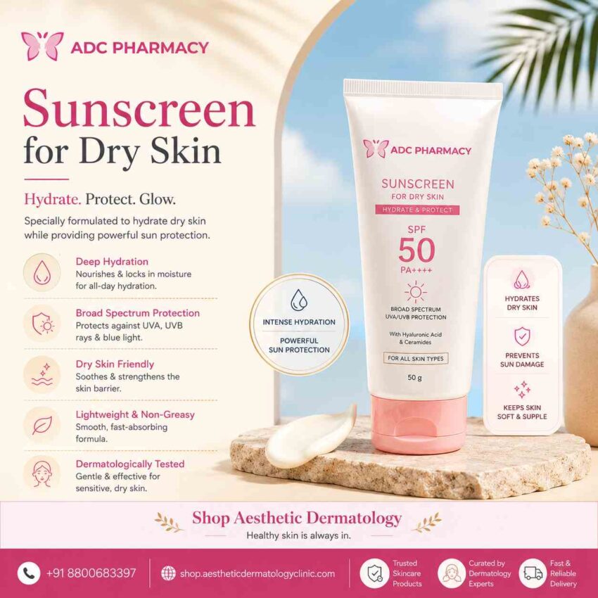 Sunscreen for Dry Skin at Shop Aesthetic Dermatology
