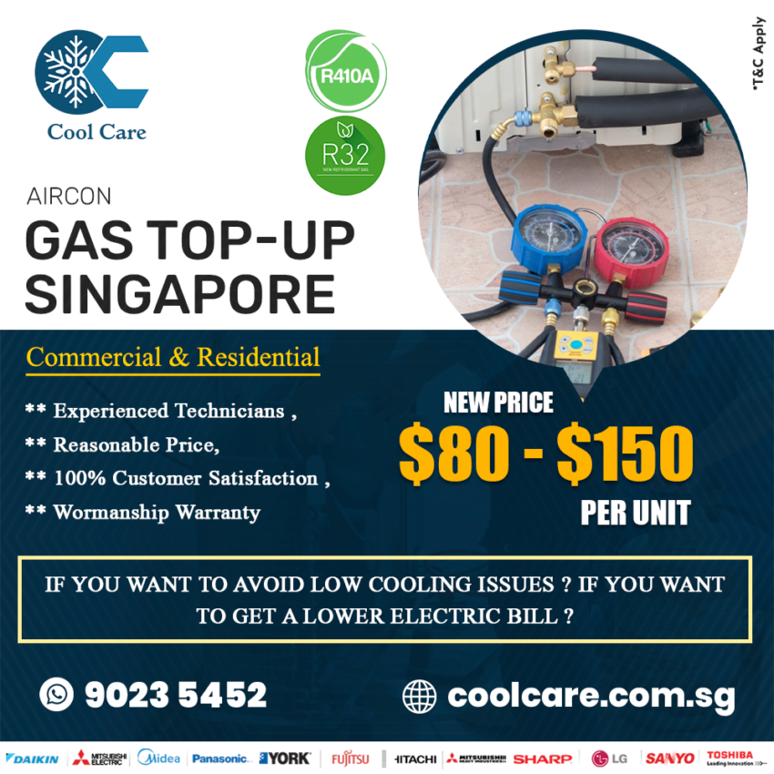 Aircon gas top up