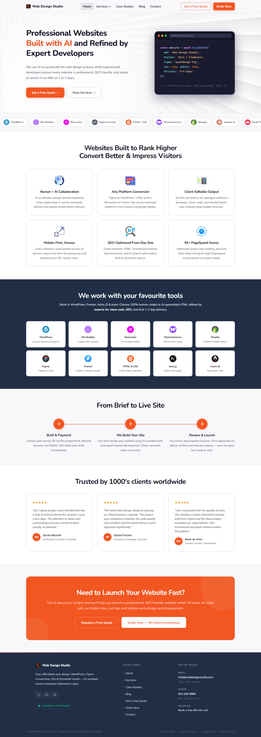 Web Design Studio 1