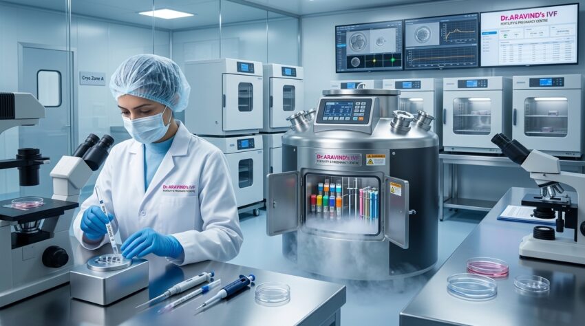 Advanced Fertility Clinic in Calicut How Embryo Cryopreservation Works