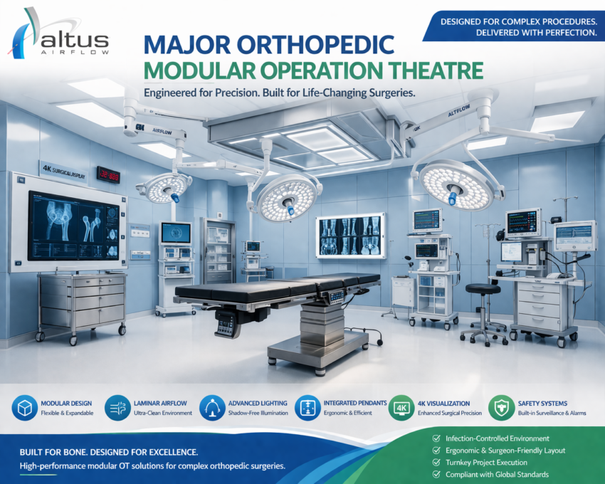 Major Orthopedic Modular Operation Theatre
