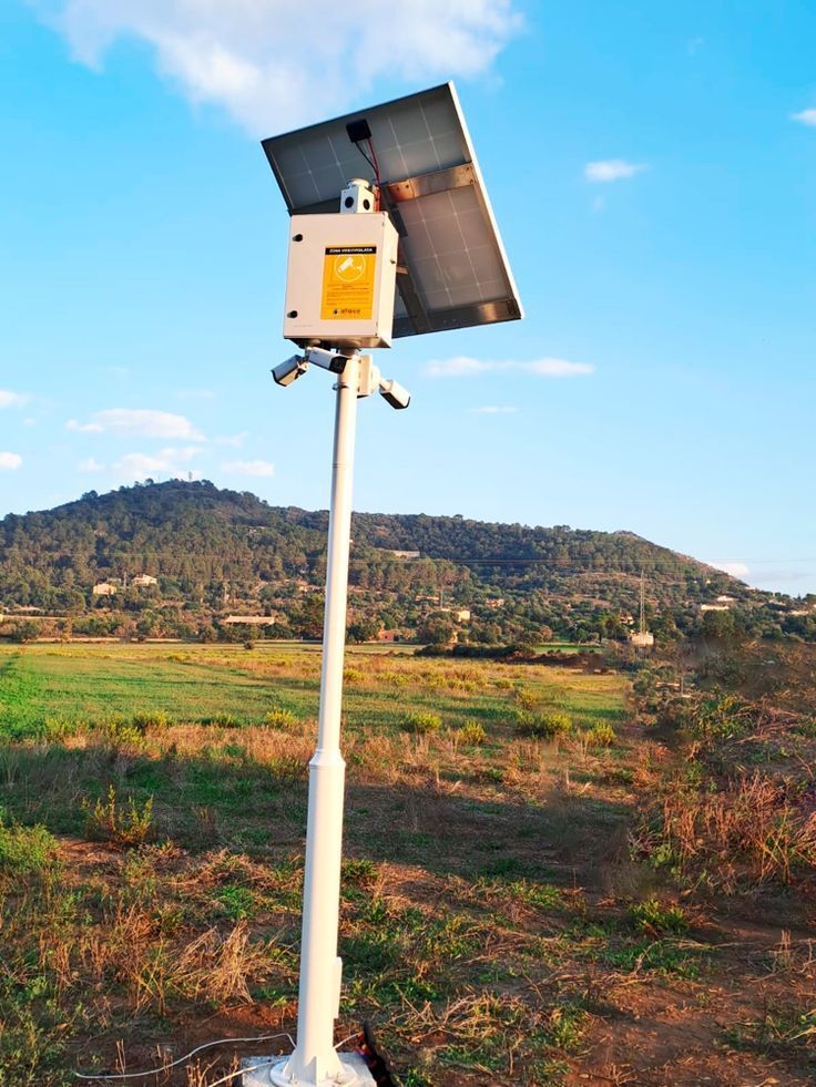Camaras de vigilancia de exterior bullet con panel solar