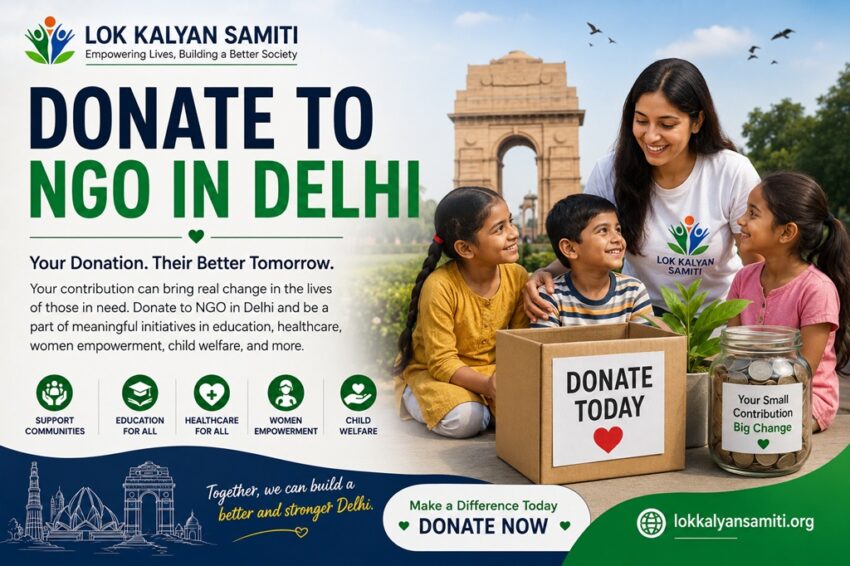 donate to NGO in Delhi