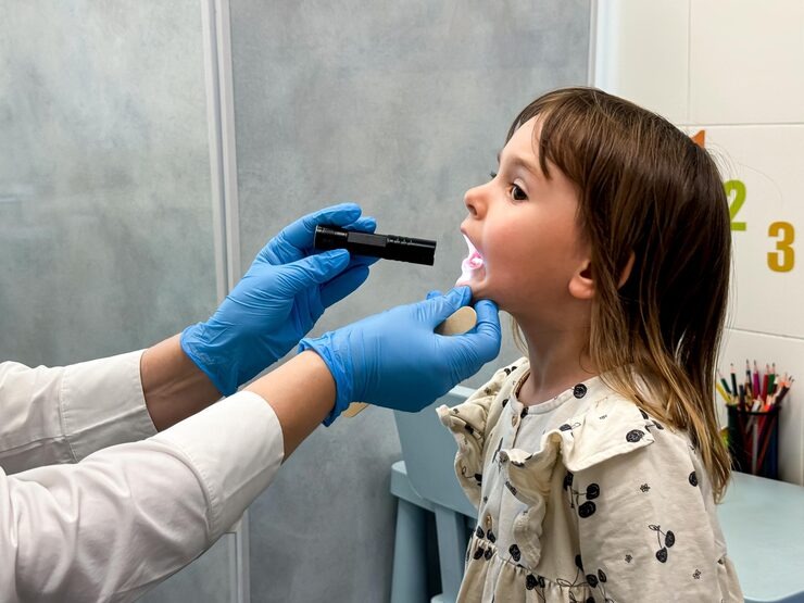 imgi 34 young caucasian girl undergoing throat examination by doctor medical office 760231 5764