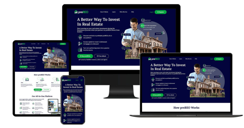 PREREO Website Design By JeremyMcgilvrey