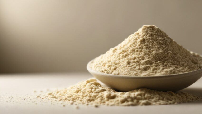 phoenix v0.9 generate a highly detailed and realistic image of guar gum a beige to off white 2