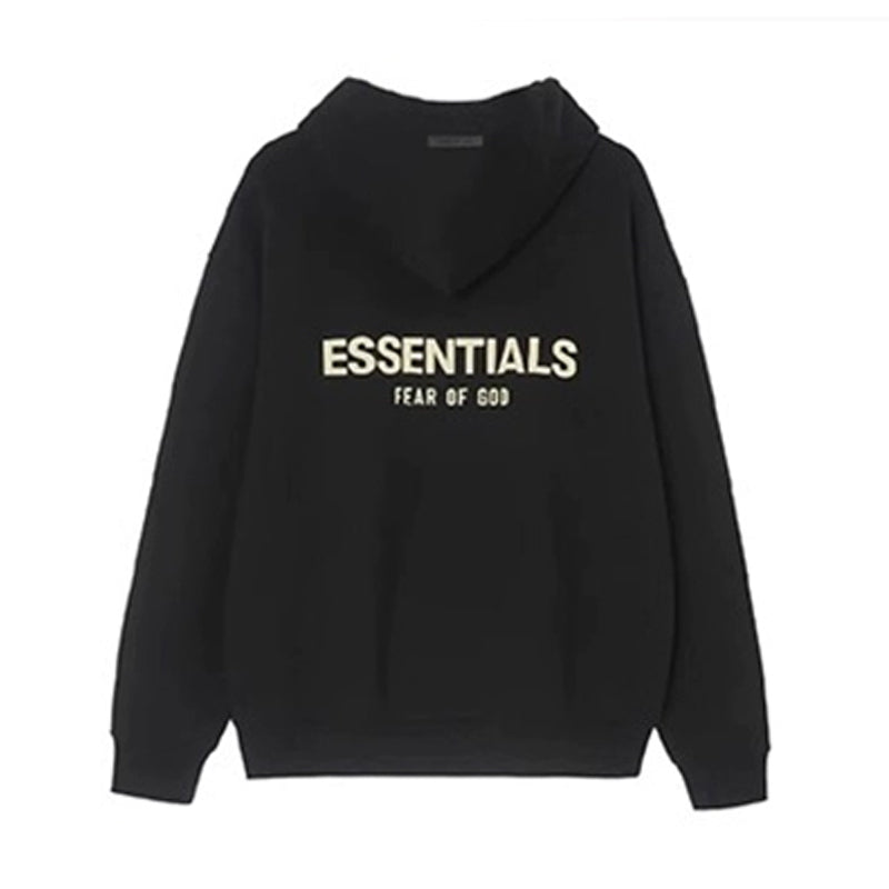 ATHLETICS Cotton Black Hoodie1