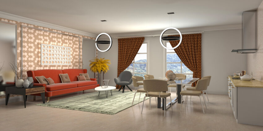illustration living room interior 4