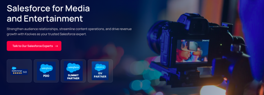 salesforce media entertainment