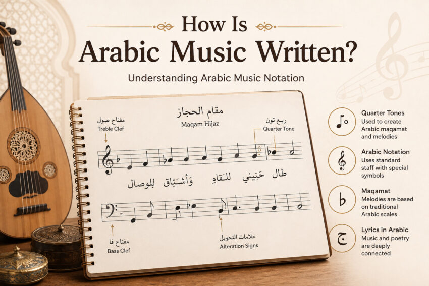 How Is Arabic Music Written
