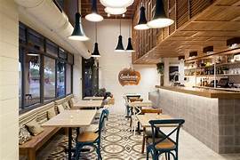 cafe interior design solution