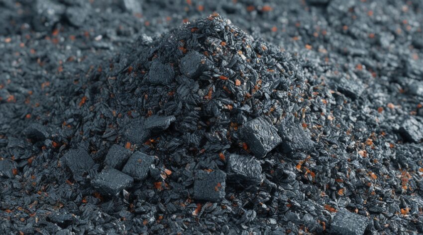 phoenix v0.9 generate a realistic image of ground granulated blast furnace slag 2