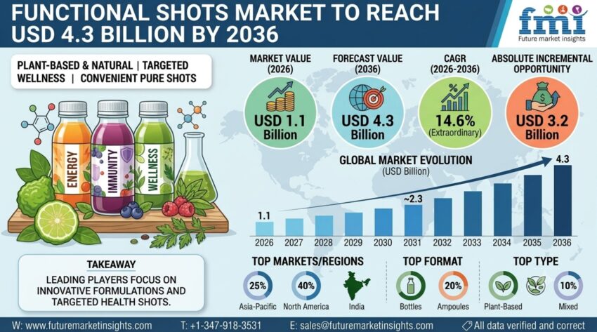 Functional Shots Market