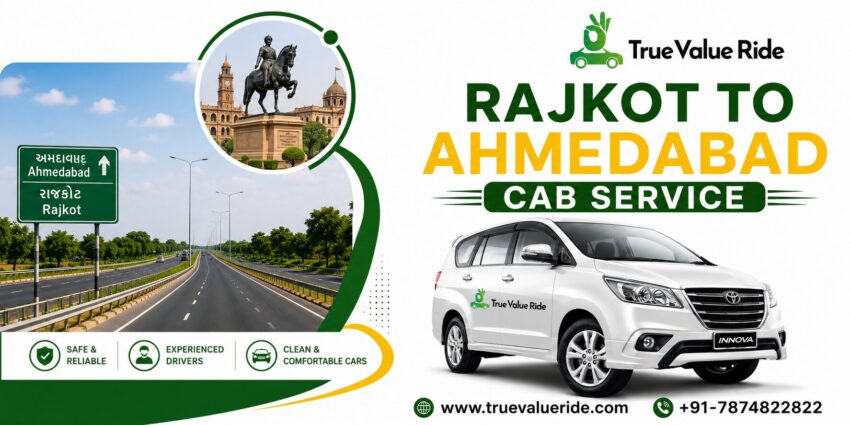 Rajkot to Ahmedabad cab service