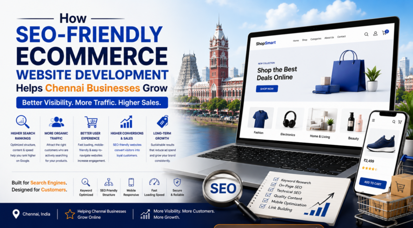How SEO Friendly Ecommerce Website Development Helps Chennai Businesses Grow