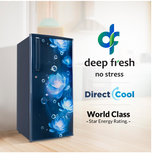 Compact Cooling Solution 190 Litre Refrigerator for Modern Homes %E2%80%93 Akai