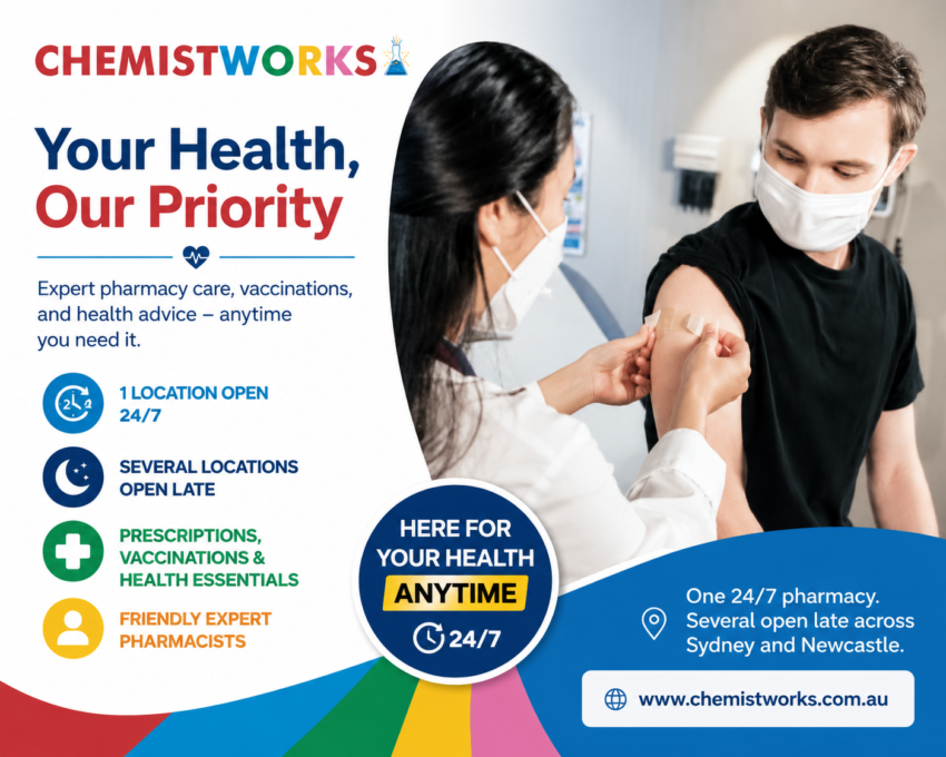 24hr chemist Sydney