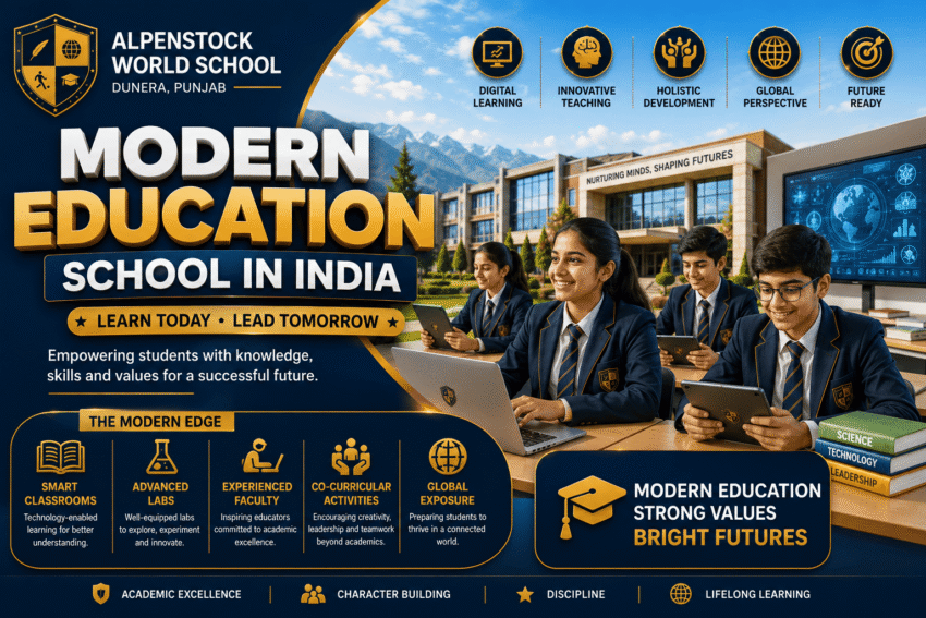 Modern education school in India 2