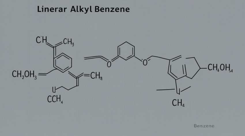 phoenix v0.9 generate a Simple image of Linear Alkylbenzene 0