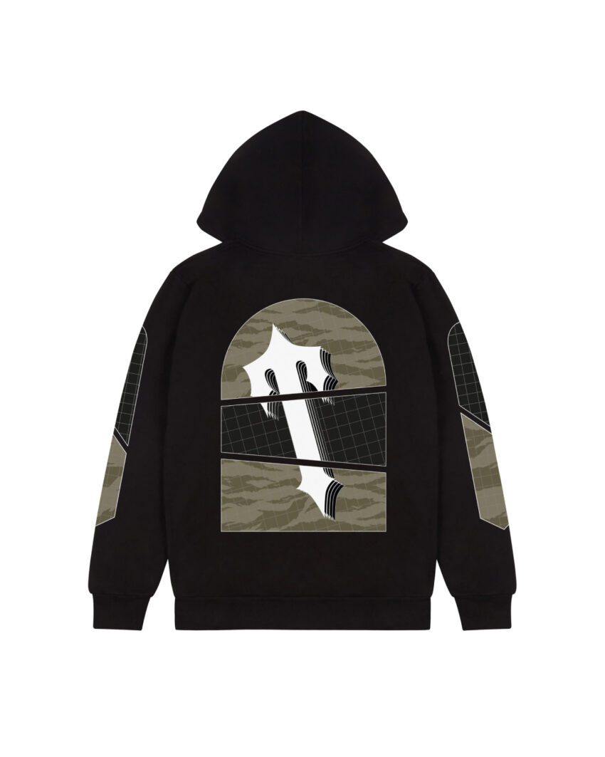 Bluza Z Kapturem Art Of War Camo Trapstar %E2%80%93 Czarna 2