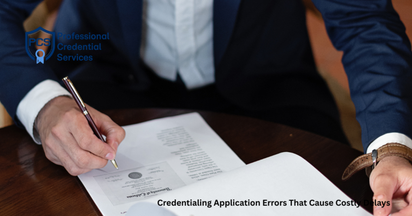 Credentialing Application Errors That Cause Costly Delays