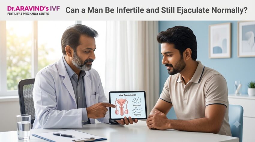 can man be infertile and still ejaculate normally.jpg