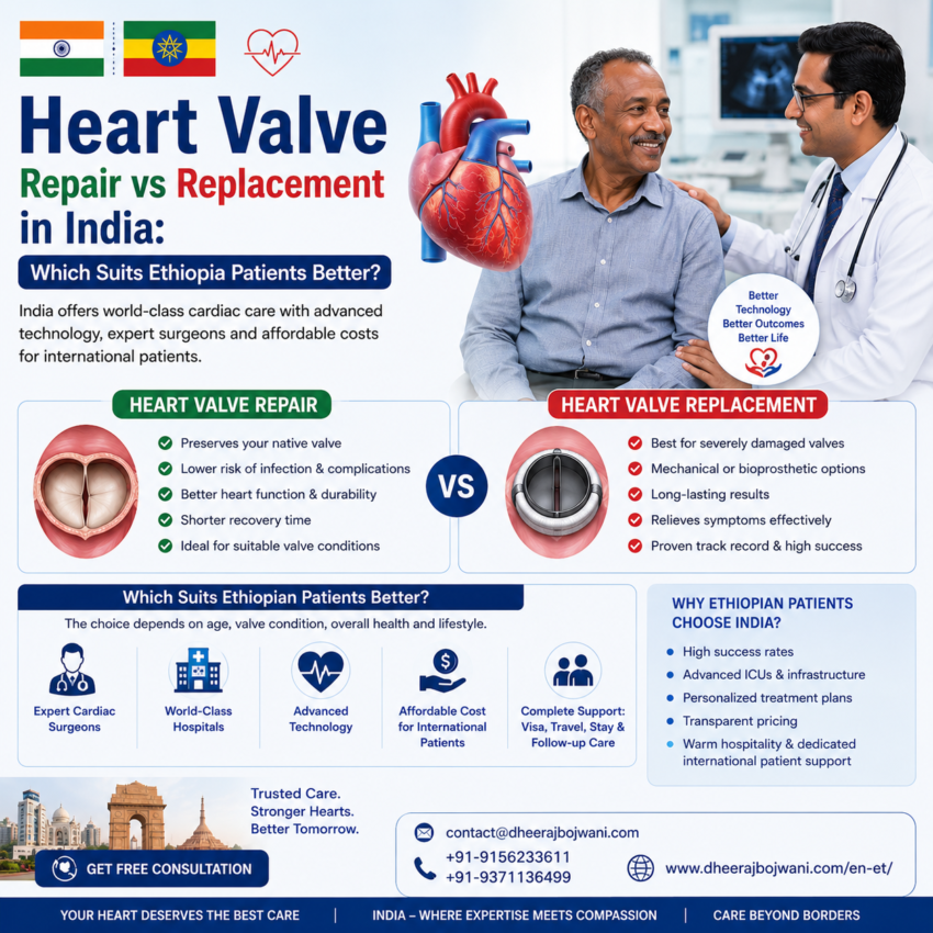 Heart Valve Repair vs Replacement in India