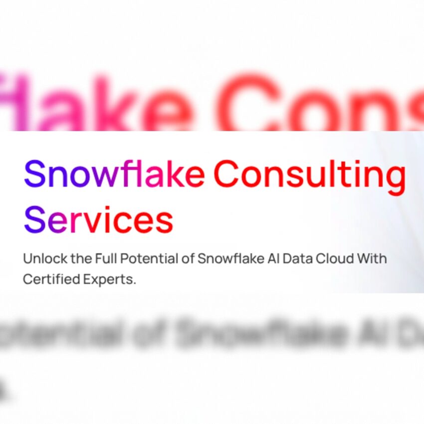 snowflake consulting services