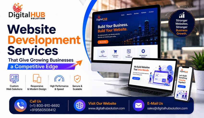 Website Development Services That Give Growing Businesses a Competitive Edge