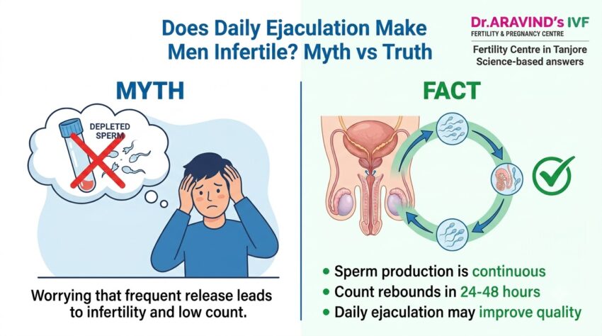 daily ejaculation infertility myth tanjore