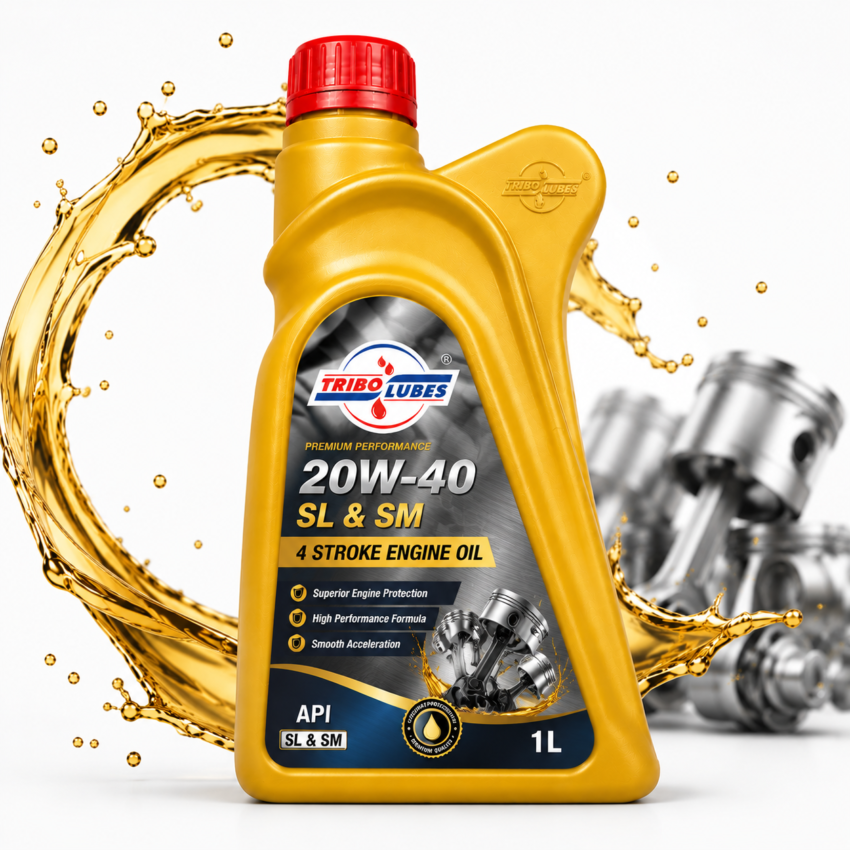 20W 40 SL SM 4 Stroke Engine Oil