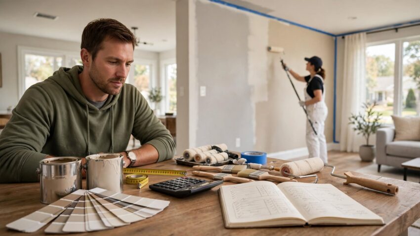 homeowner painting planning