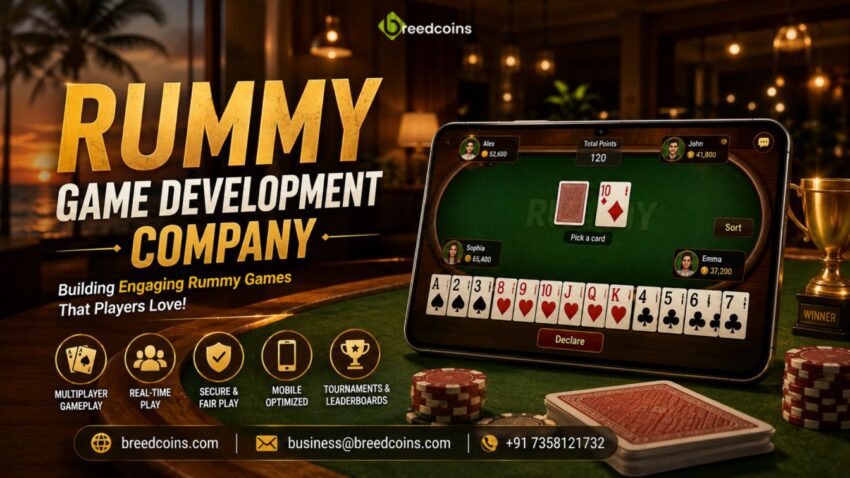 Rummy game Development company Breedcoins