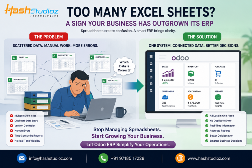 many exal sheet odoo