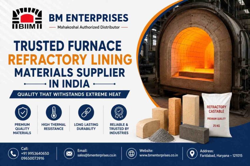 Trusted Furnace Refractory Lining Materials Supplier in India 100kb