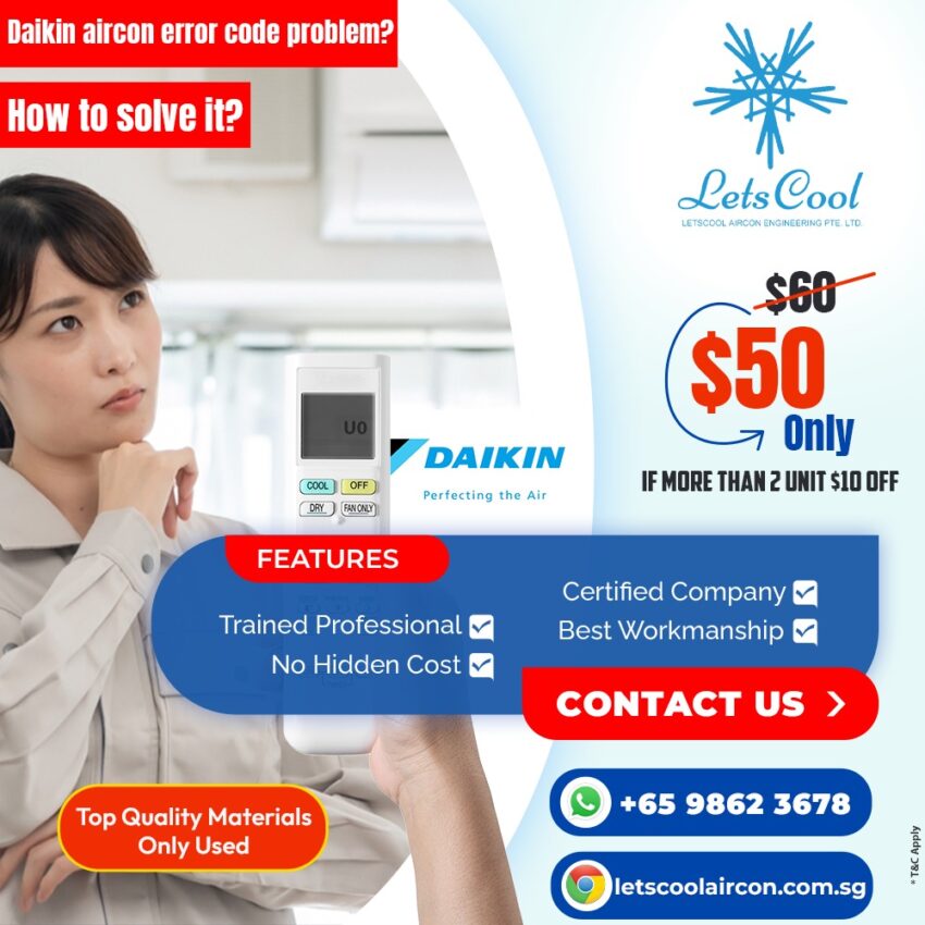 Daikin aircon error code problem