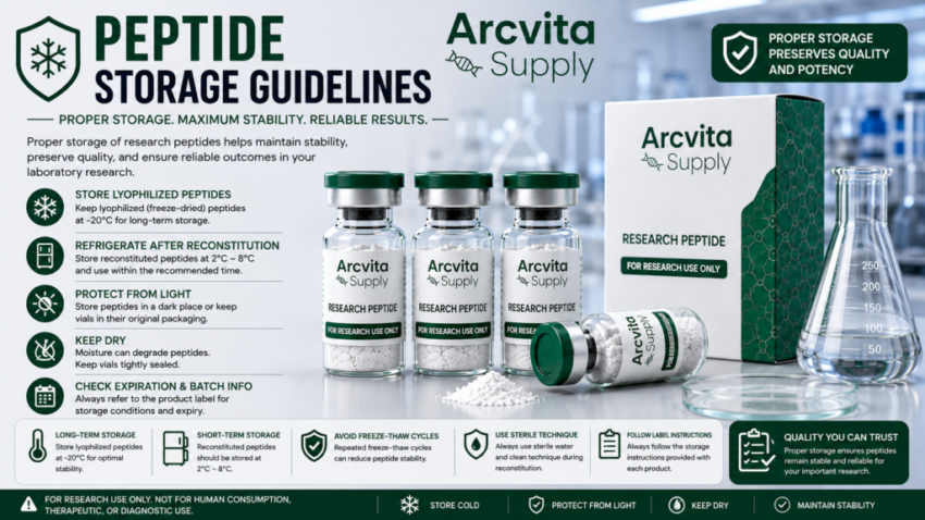 Peptide Storage Guidelines