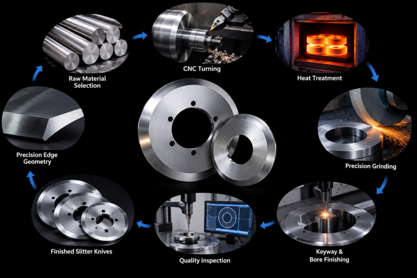 Slitter Knife Manufacturing Workflow