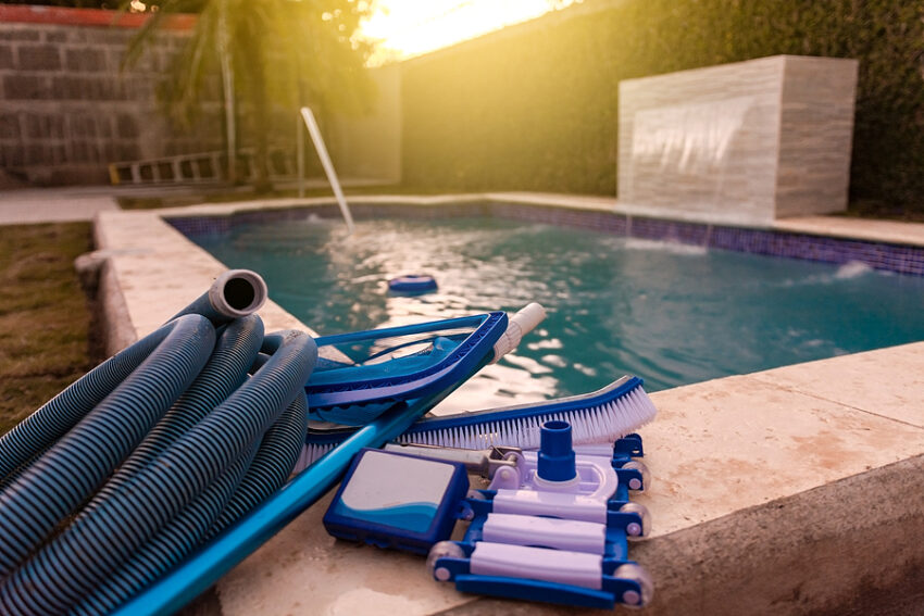 bigstock swimming pool cleaning and mai 471176169